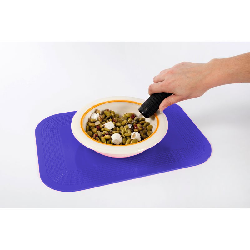 Assiette Antidérapante Rose Intense pour Bébé - et couverts ergonomiques Assiette Antidérapante Rose Intense pour Bébé - et couverts ergonomiques